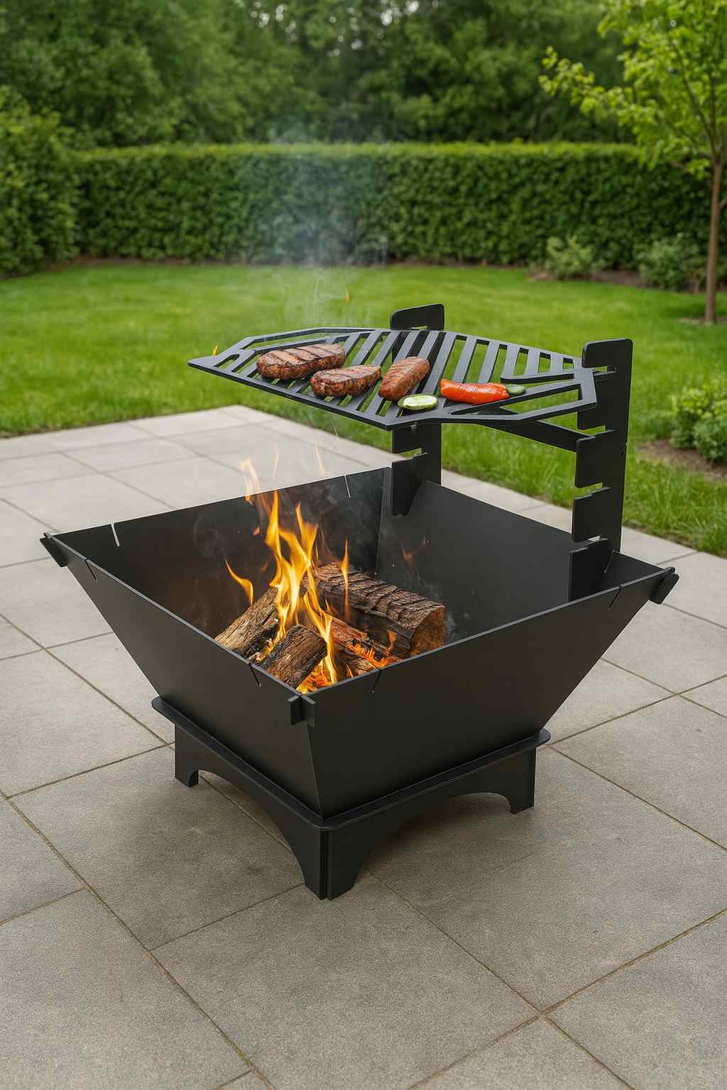 quadratischer Grill – Bild 2